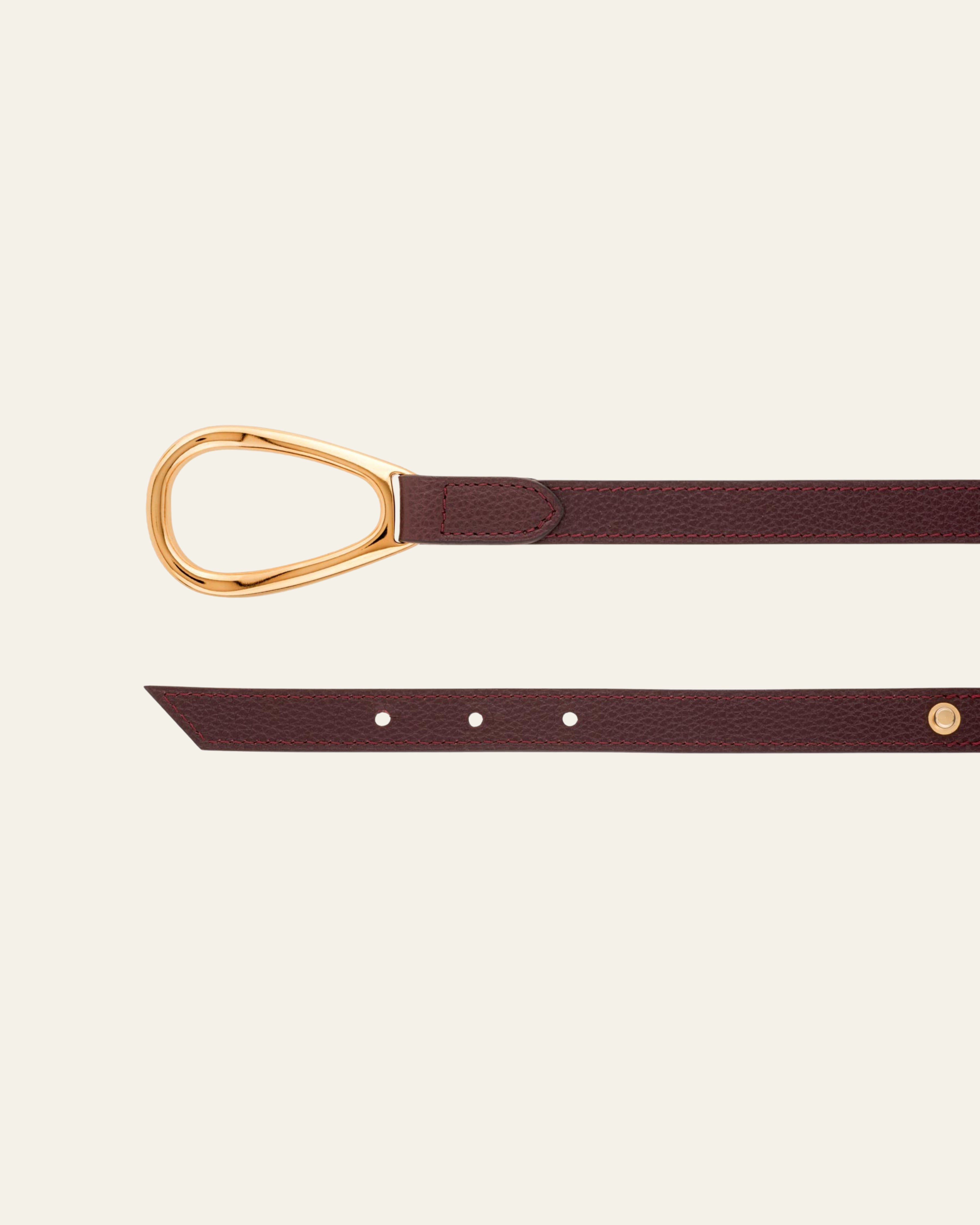 MV38 Belt Burgundy