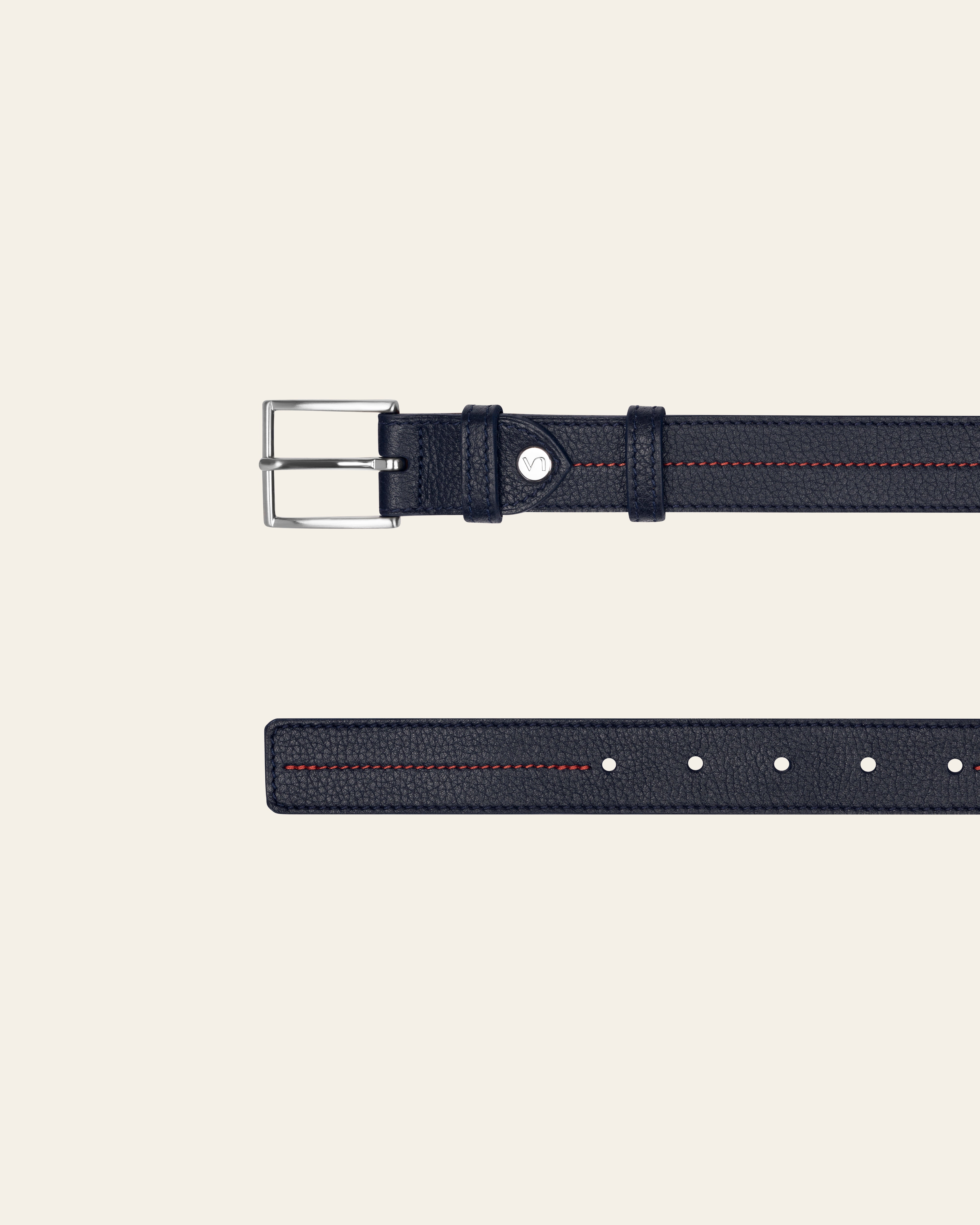 #couleur_Marine piqure rouge