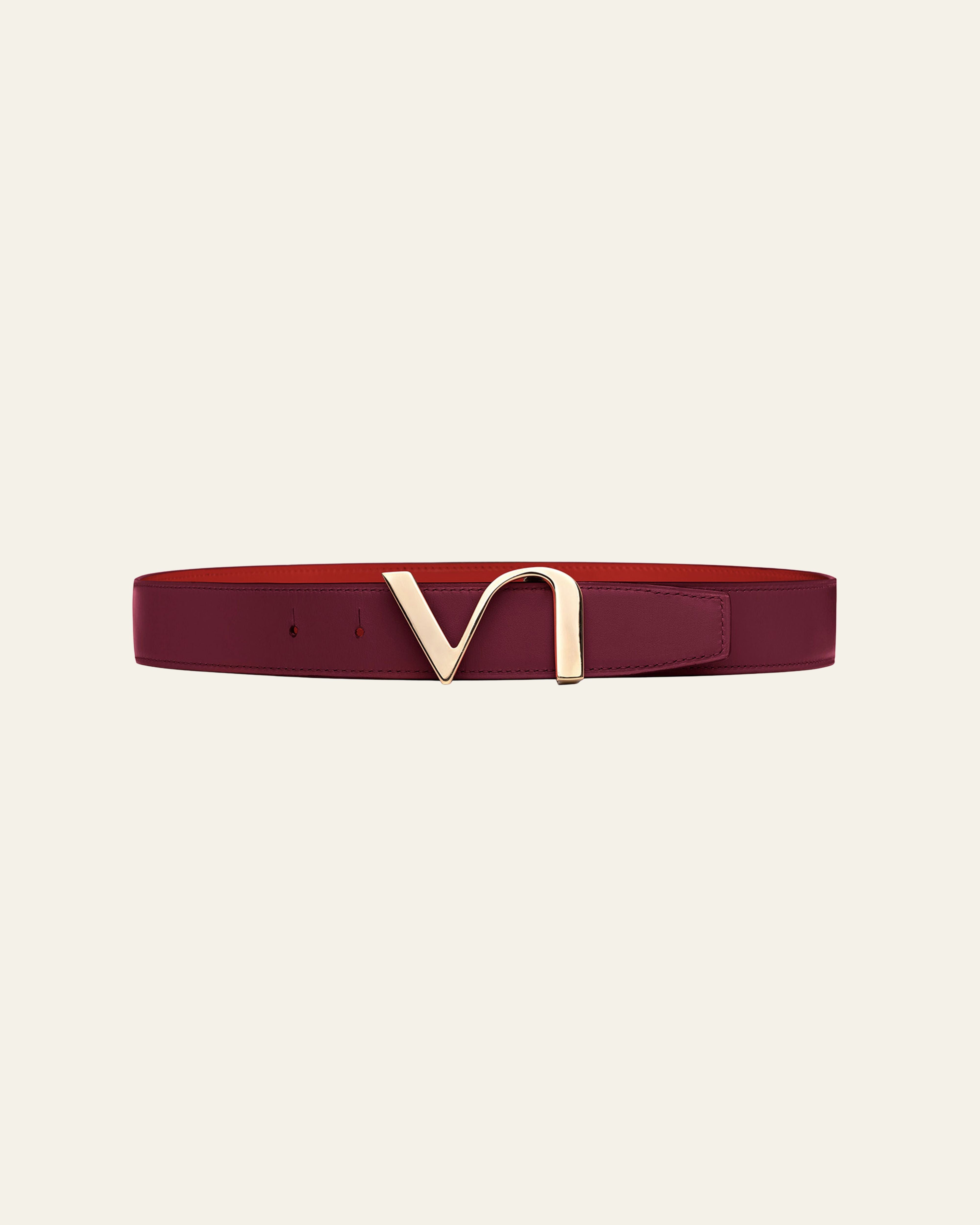 VS11 Belt Burgundy / Red