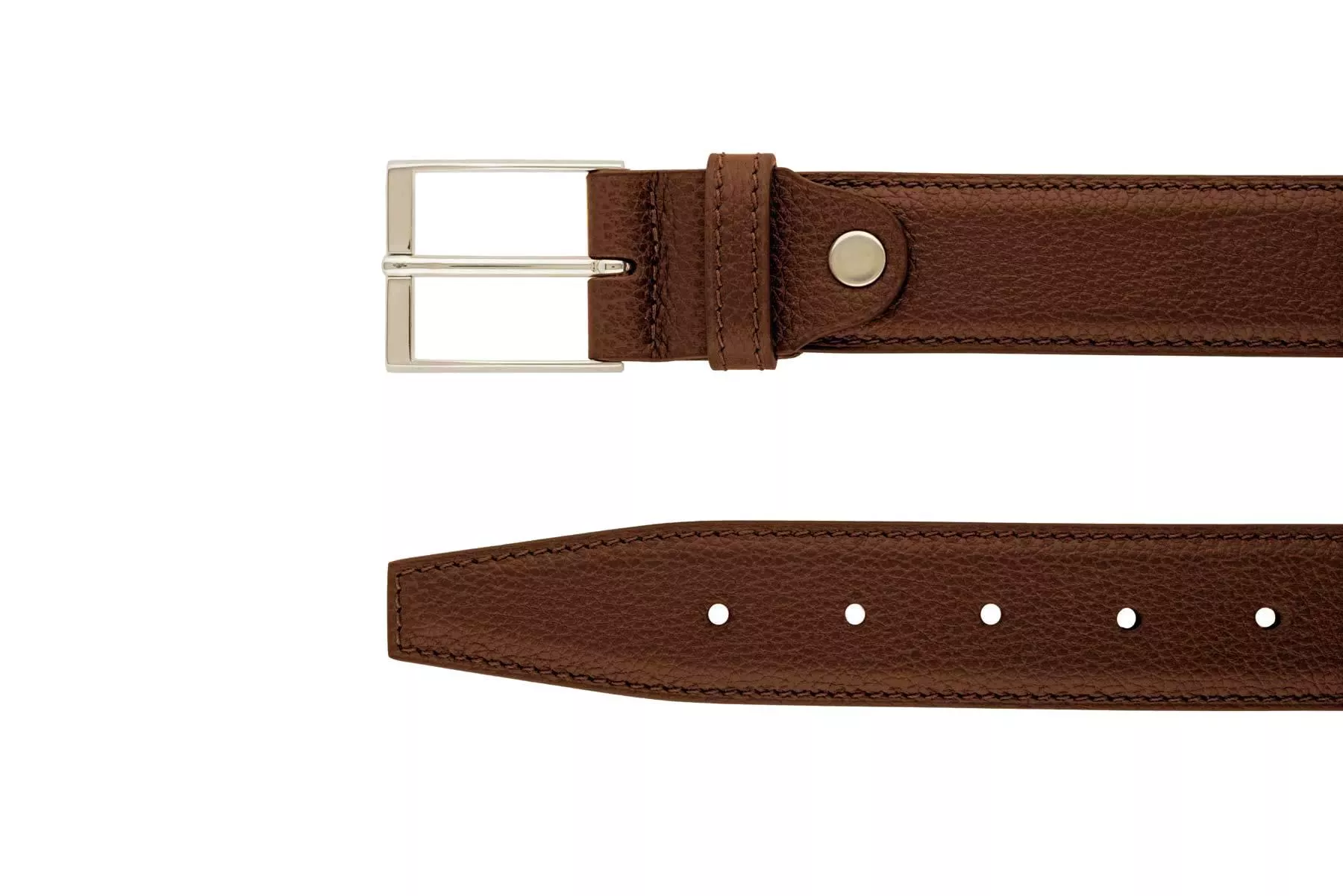 Initiales leather belt Louis Vuitton Brown size 75 cm in Leather - 34723909