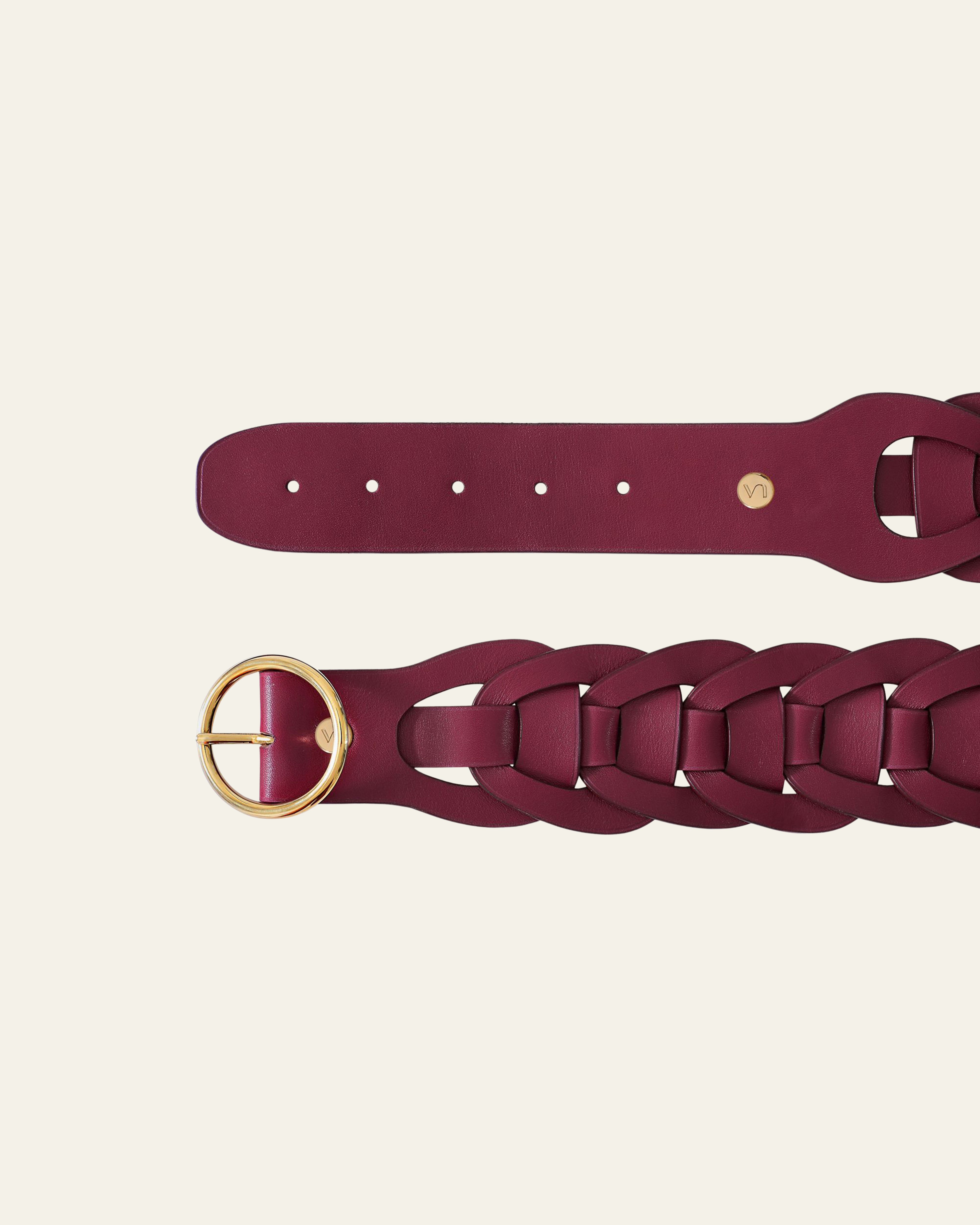 VS07 Belt Burgundy