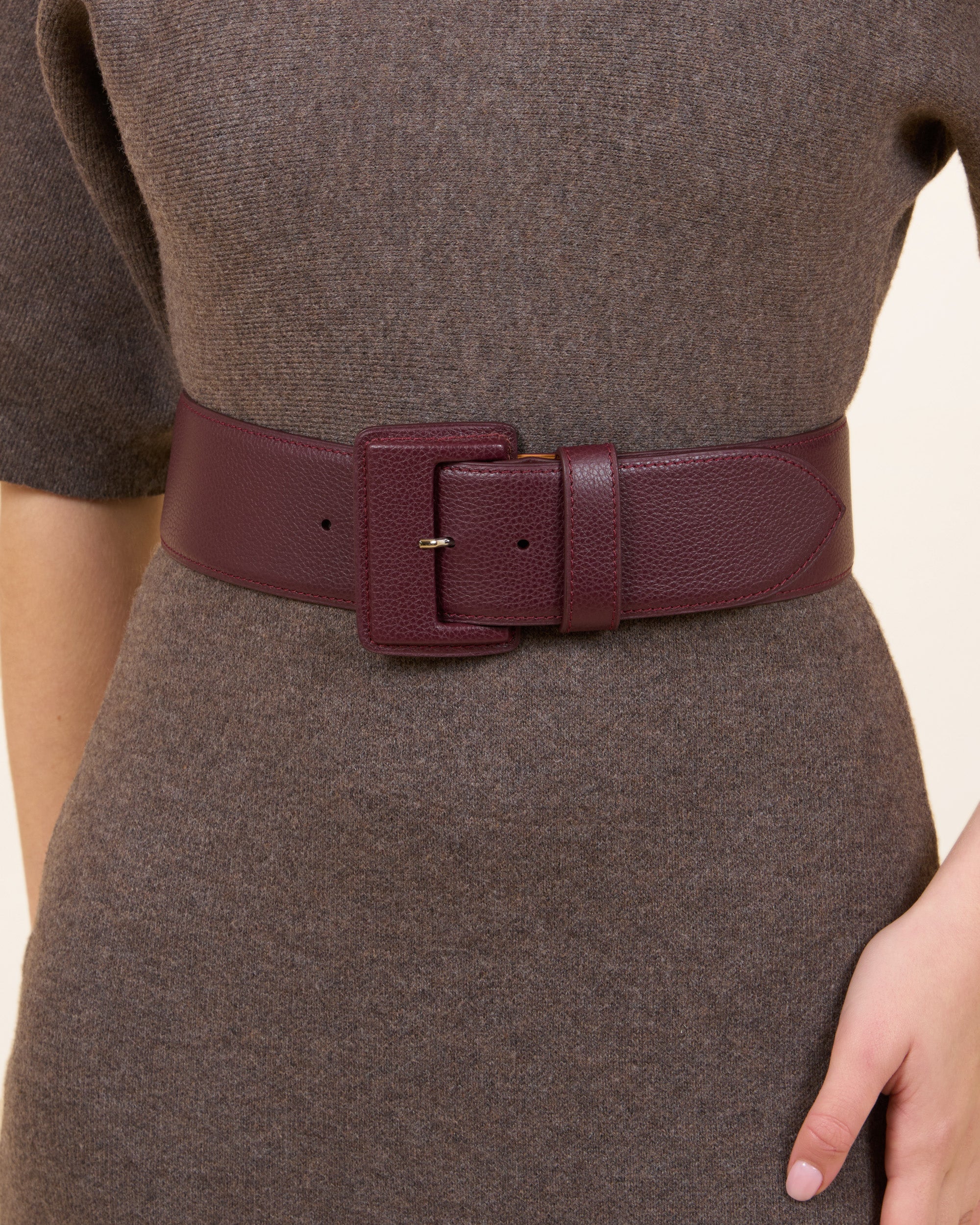 Ceinture MV55 Bordeaux