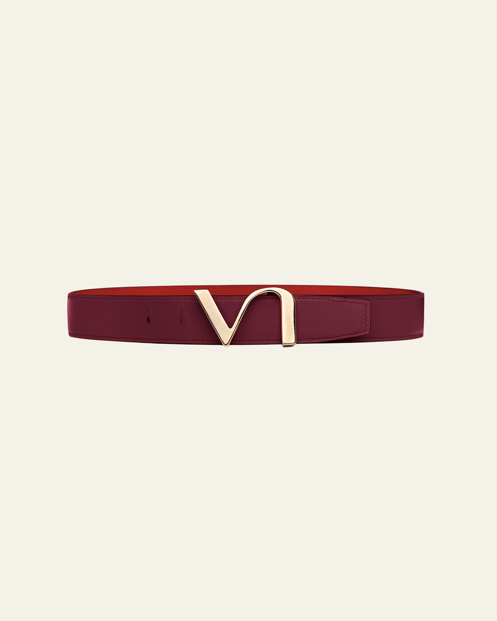 Ceinture VS11 Bordeaux / Rouge