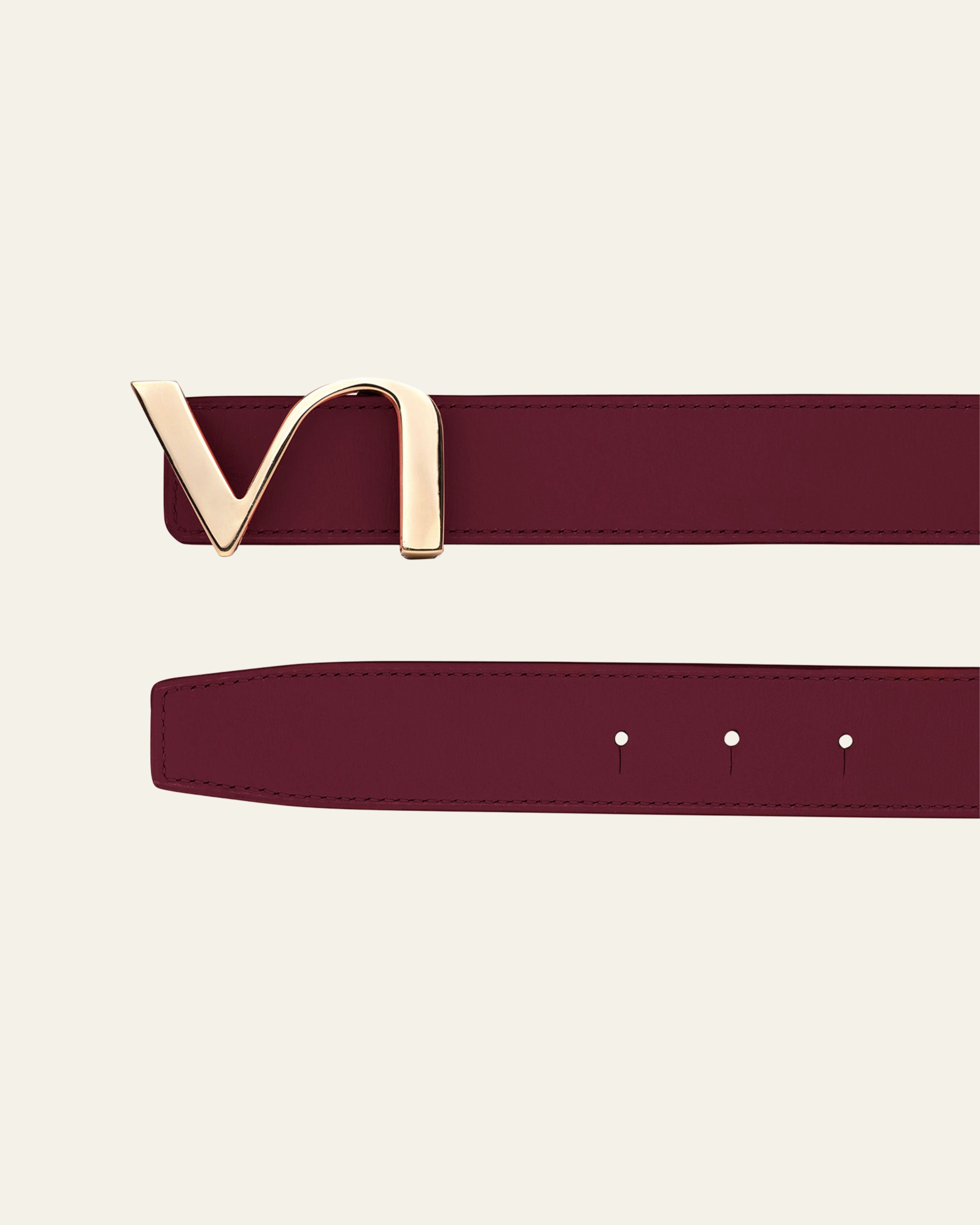 VS11 Belt Burgundy / Red